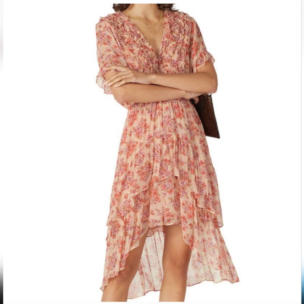 The Kooples Floral Frill Dress